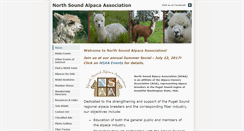 Desktop Screenshot of northsoundalpacas.org