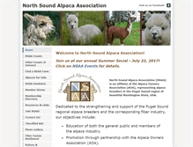 Tablet Screenshot of northsoundalpacas.org